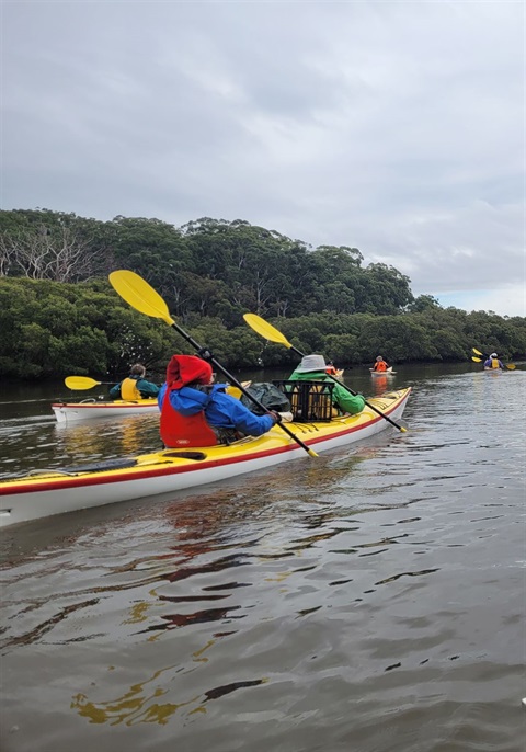 HarbourCare volunteers collecting litter