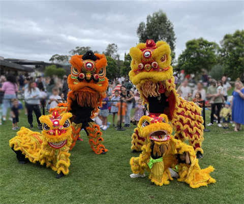 Lunar New Year Dragons