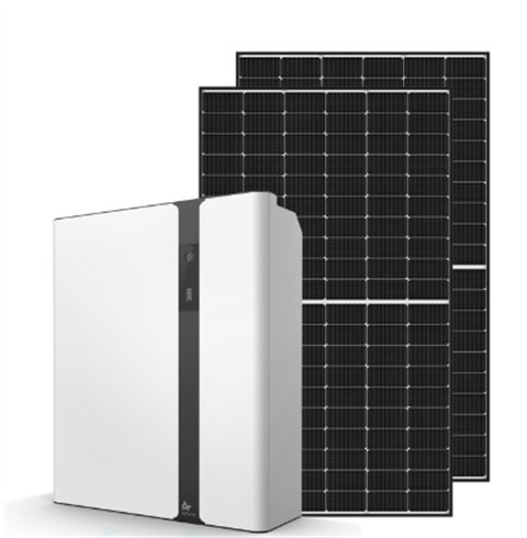 Solar panels and a home battery