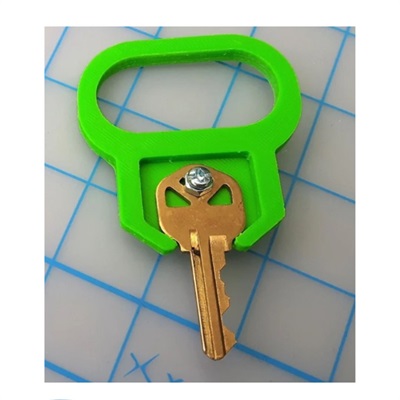 Key with a larger handle